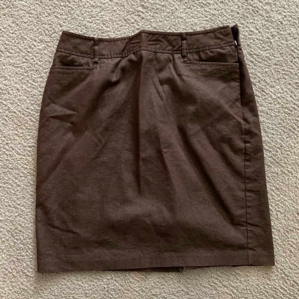 NYCC brown pencil skirt SZ 14
